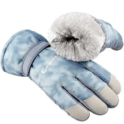 Five Finger Fleece-lined Ski Gloves